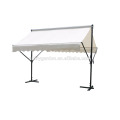 Doubl Sided Manual Retractable Free Standing Two-side Waterproof Retractable Awning